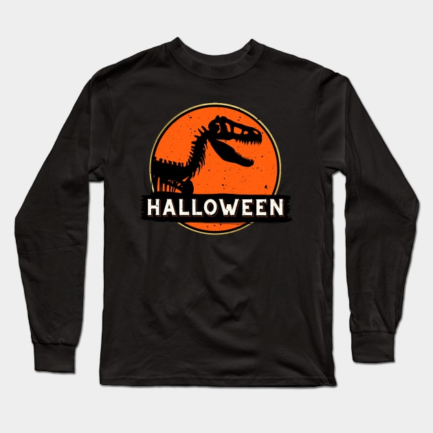 Halloween Park Long Sleeve T-Shirt by fwerkyart